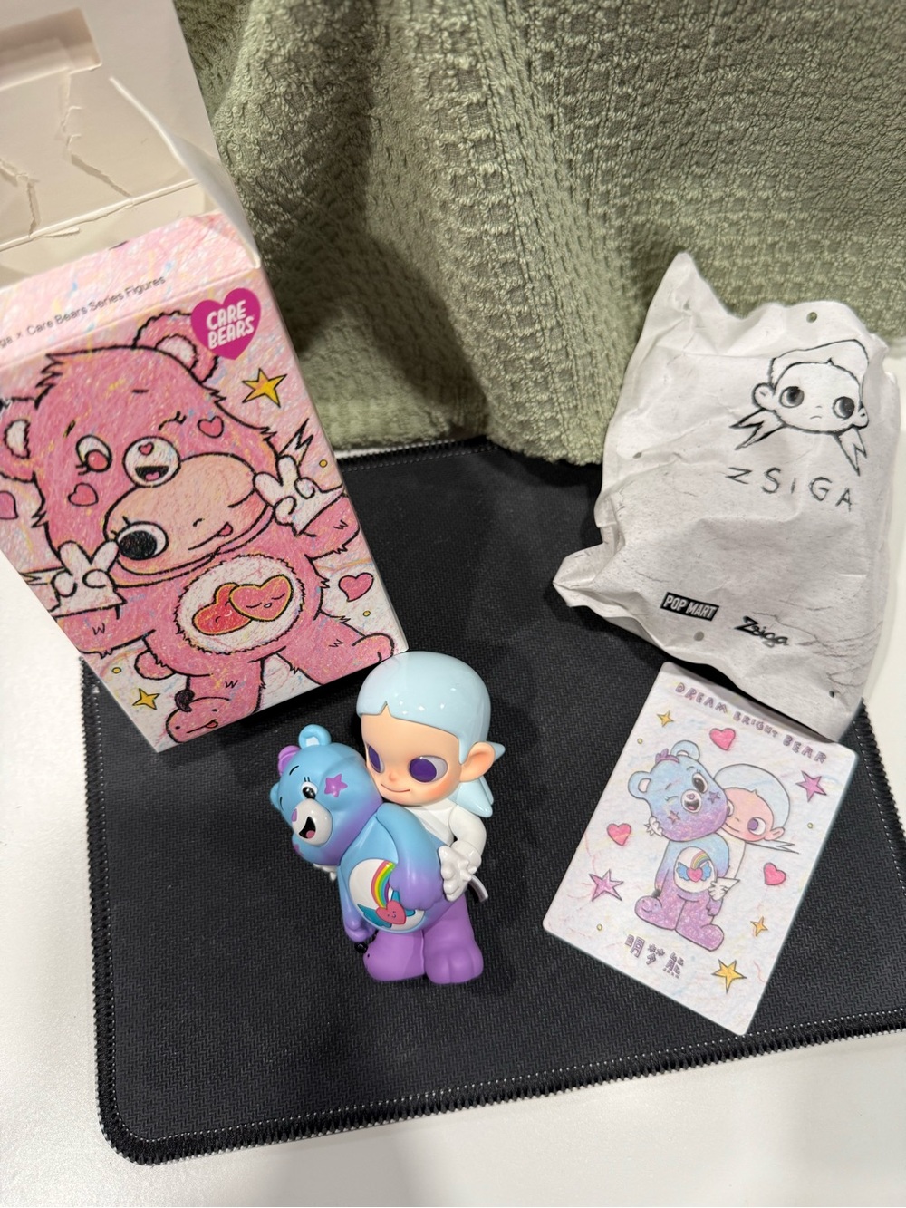Care Bears Blue & Purple Collectible Figure Zsiga